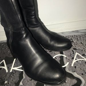 Leather boots